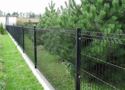 clôture grillagée pour la parcelle 2