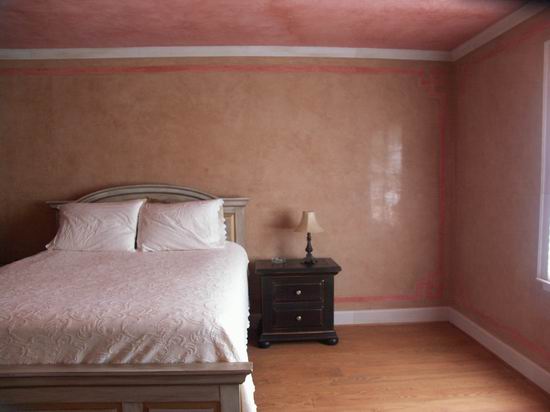 stuc pour les murs de la chambre