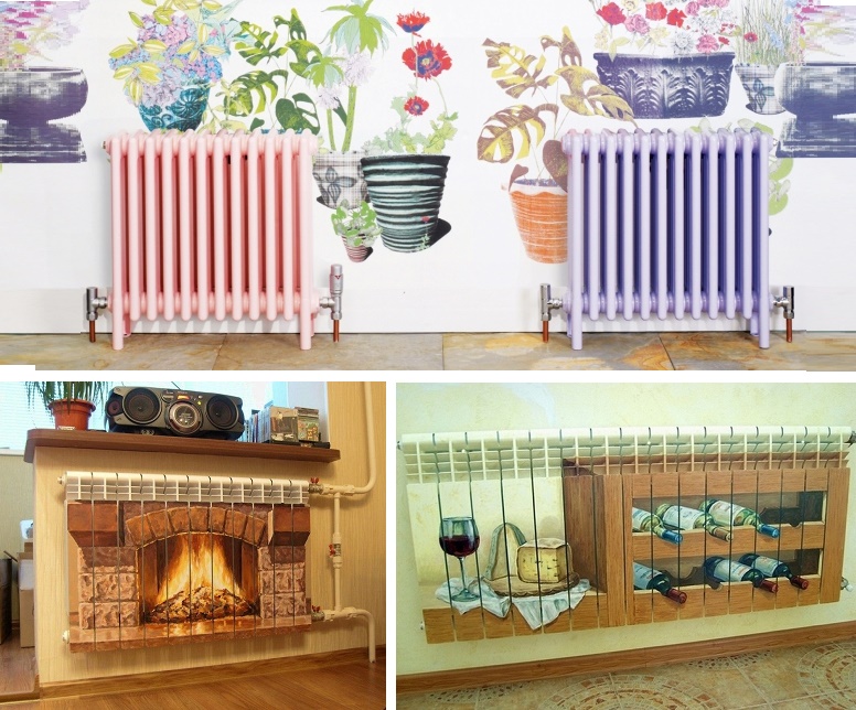 cacher le radiateur de chauffage