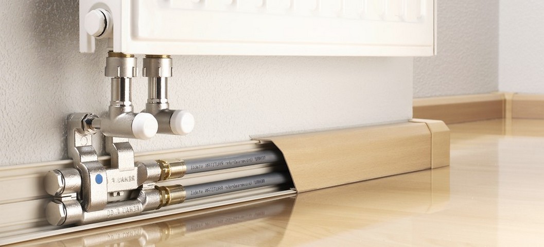 cacher le tuyau de chauffage