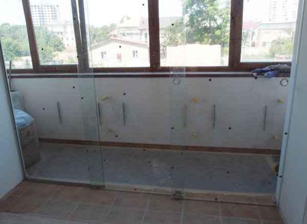 portes de balcon en verre