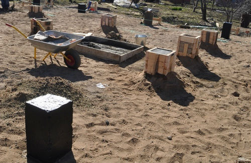 стубни темељ за приватну кућу