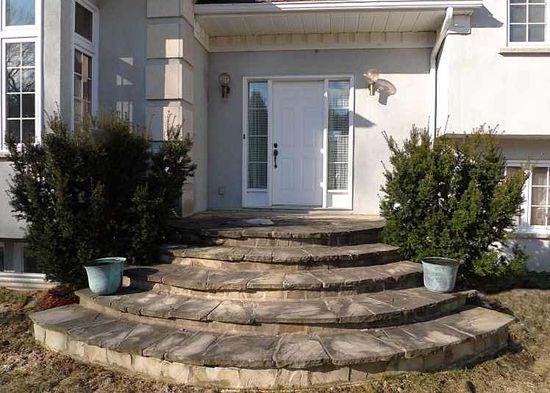 marches de porche en pierre