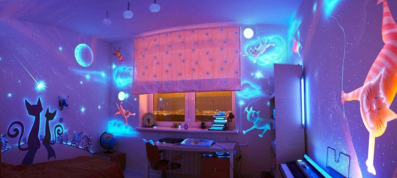 Papier peint lumineux: sélection et collage Papier peint lumineux: sélection et collage