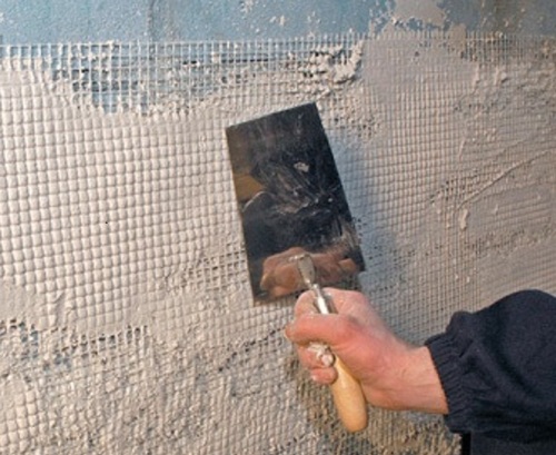 application de plâtre chaud