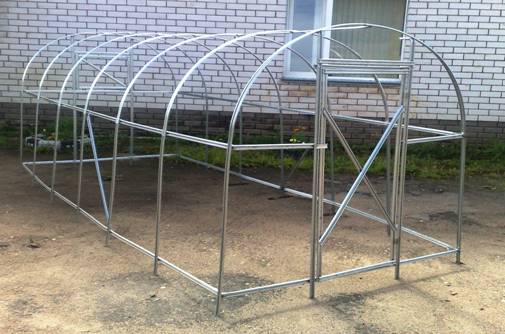 cadre en acier pour profil de serre