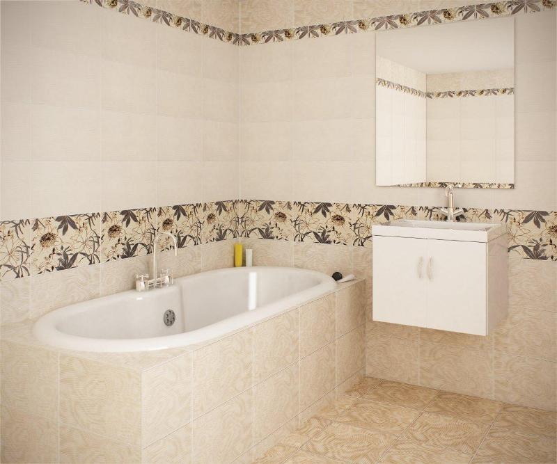 carreaux de couleur pour la salle de bain