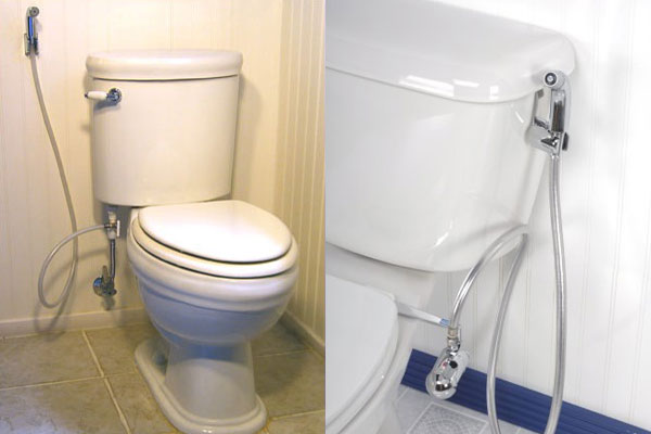 toilettes avec douche hygiénique