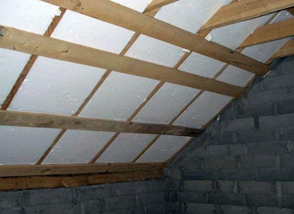 isolation des combles avec mousse