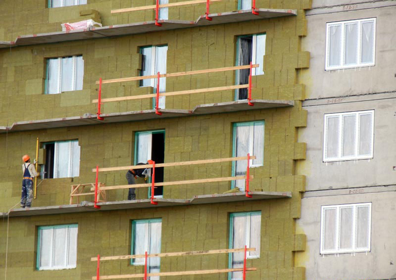 isolation thermique des immeubles à appartements laine minérale