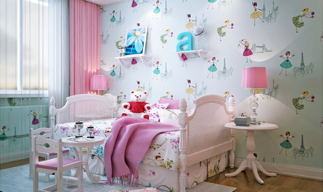 papier peint en vinyle pour enfants