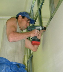 alignement des murs avec les cloisons sèches 3