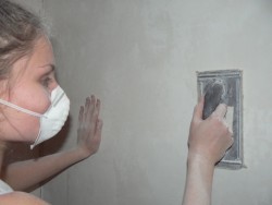 alignement des murs en stuc 6