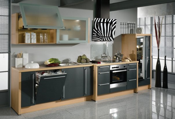 hotte aspirante à l'intérieur