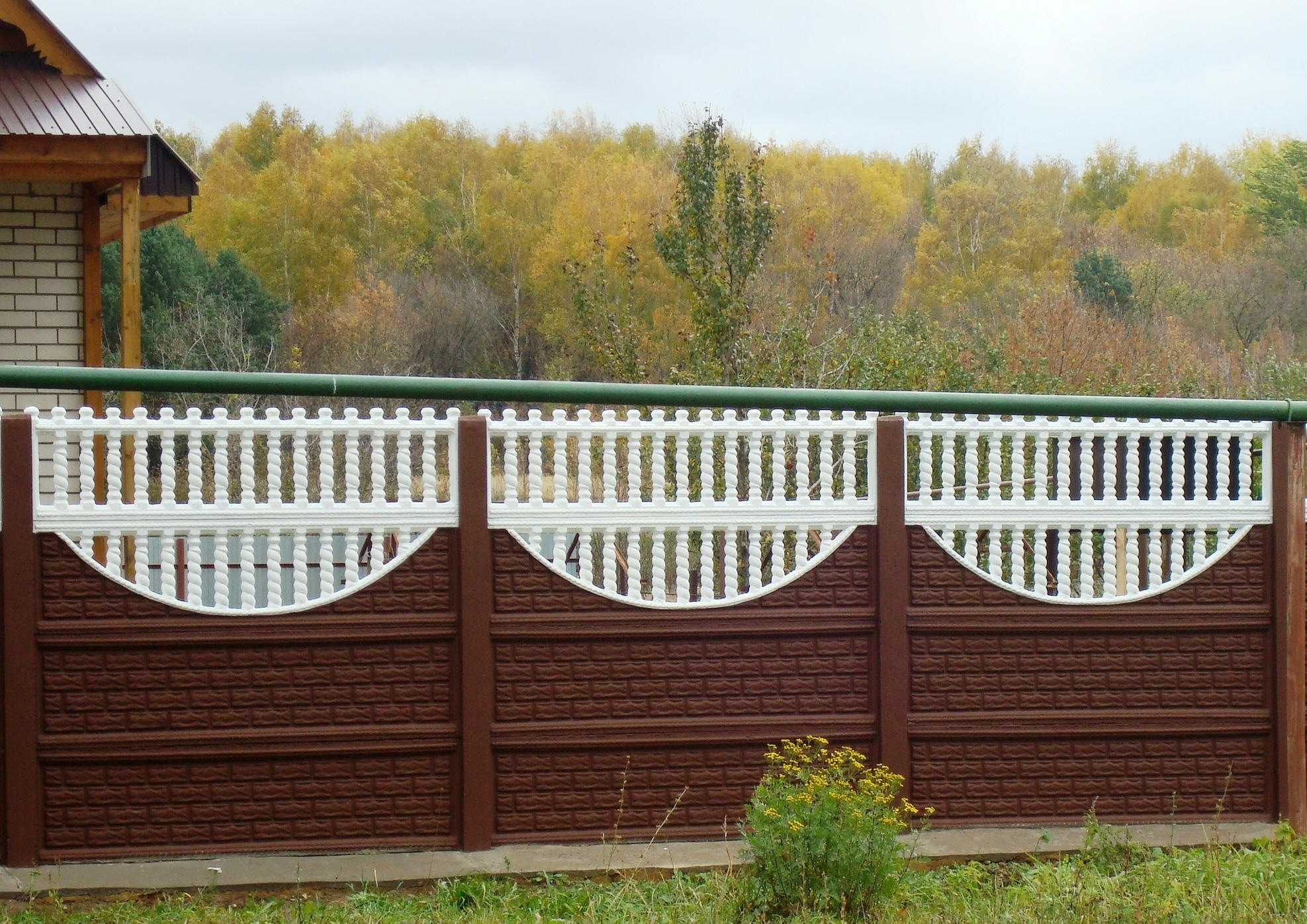 clôture en dalle de béton