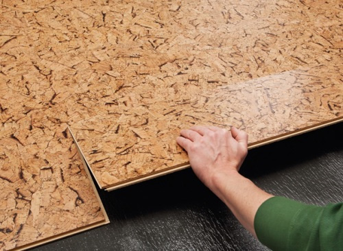 plancher de liège du château