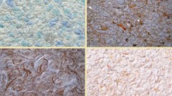 papier peint texturé liquide