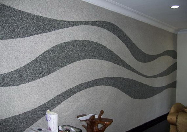 papier peint liquide dans la cuisine