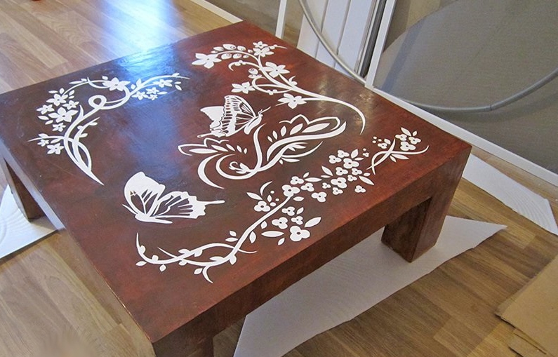 table basse en placoplâtre