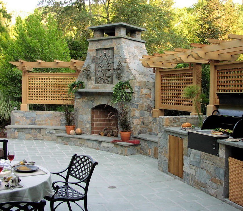 meubles de coin barbecue