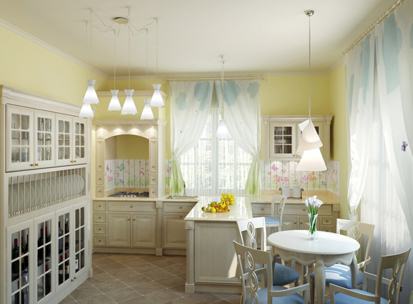 éclairage de cuisine de zonage 2