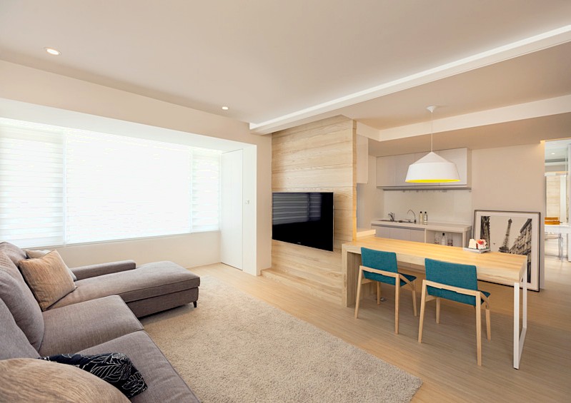 zonage de la table de la cuisine